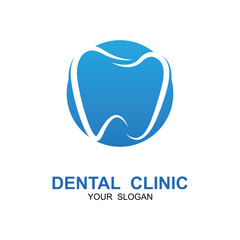 dental logo for dentist and dental clinic