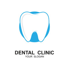dental logo for dentist and dental clinic