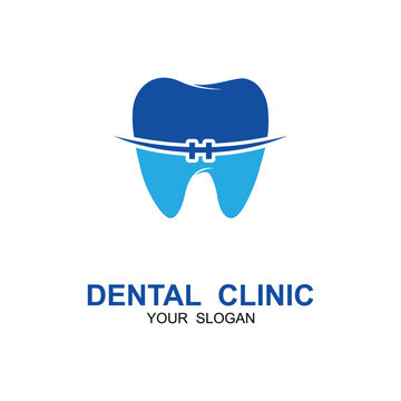 dental logo for dentist and dental clinic