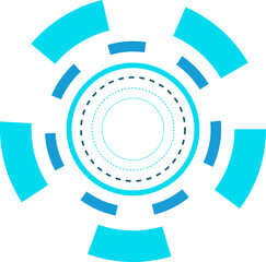 Vector business Abstract Circle icon. Corporate, Media, Technology.