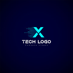 Creative Letter X logo design with point or dot symbol, Letter x logo gradient design, Geometric Arrow Shape with Pixel Dots Halftone Origami Style. Usable for Business and Technology Logos. Flat logo