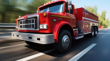speeding fire truck on its way to a emergency.

Made with the highest quality generative AI tools