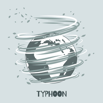 Disasters caused by abnormal weather, Damage caused by a huge typhoon.