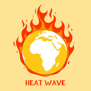 Disasters caused by abnormal weather, Earth burning due to heat wave