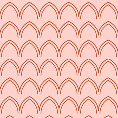 Fototapeta na wymiar abstract geometric brown repeat pattern art, perfect for background, wallpaper
