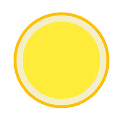 yellow circle icon background for text and picture