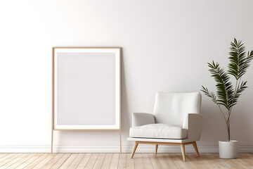 Frame Mockup - Minimalistic Beauty, generative ai