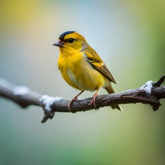 Obraz premium yellow backed shrike