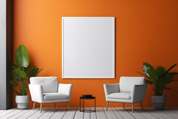 Frame Mockup - Inviting Interiors, generative ai