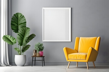 Frame Mockup - Soft Color Scheme, generative ai