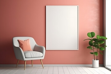 Frame Mockup - Well-Organized Setting, generative ai