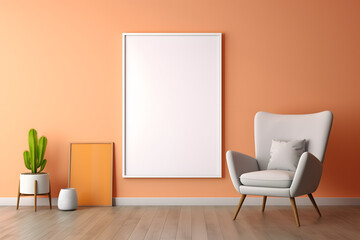 Frame Mockup - Gallery Frame, generative ai