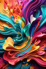 Transformed Colorful Abstracts Background
