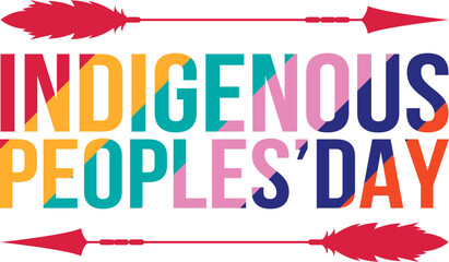 Indigenous Peoples Day. Indigenous People background, poster, banner, card, Web banner. Greeting