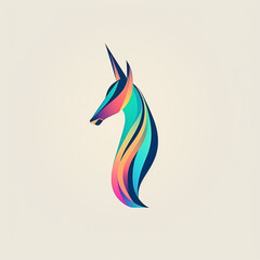 logo Icon of the unicorn head