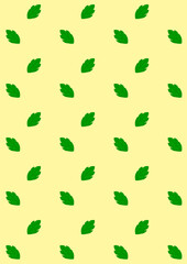 나뭇잎_패턴배경