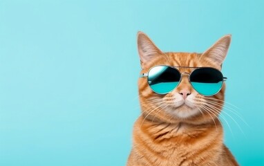 A Cat With Sunglasses. AI