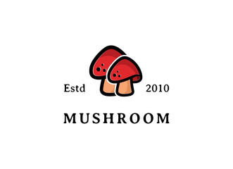 mushroom farm logo design, brand logo for mushroom product