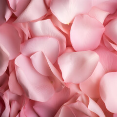 Close up of fresh pink rose petals as background. 