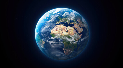 Naklejka premium Planet earth globe. Generative AI
