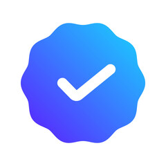 warranty gradient fill icon