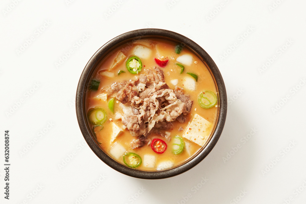 Wall mural doenjang stew, bean paste stew