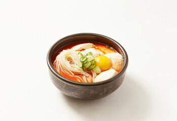 Spicy Soft Tofu with Kalguksu