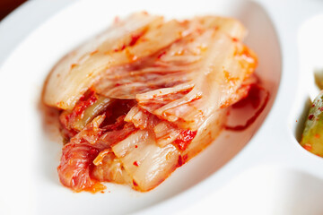 Kimchi, Korean spicy pickles dish 