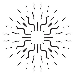 abstract background with circles. This image is Sparkling hand drawn. starburst hand drawn. Vector EPS 10.