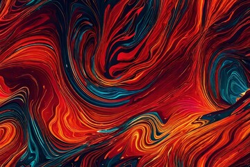 abstract colorful pattern and marble design with waves   
Created using generative AI tools