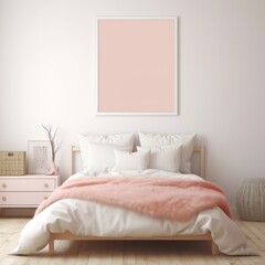 home interior design concept blank mockup poster artwork frame template on the wall house beautiful home interior decoration background creative home showcase mockup photo frame,ai generate