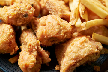 fried chicken on a plate