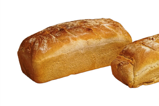 loaf of bread isolated on a transparent background
