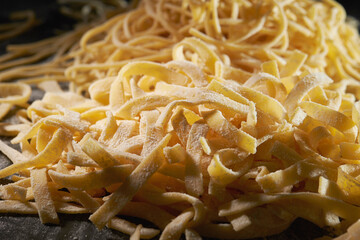 Food ingredients, raw noodles	