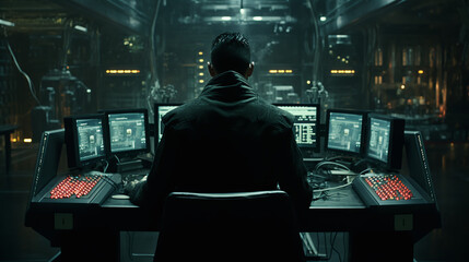 person working on a computer