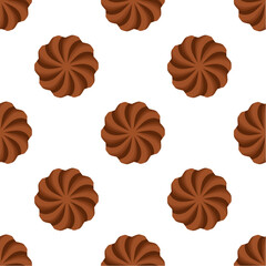 Pattern homemade cookie different taste in pastry biscuit