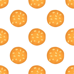 Pattern homemade cookie different taste in pastry biscuit