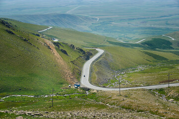 Suusamyr Valley . Kyrgyzstan.