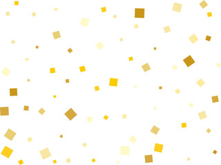 Gold Squares Confetti