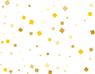 Gold Squares Confetti