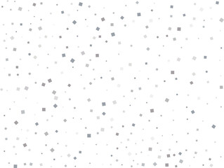 Luxury Silver Square Confetti