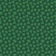 Vector illustration of seamless light pattern in green