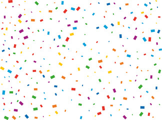 Luxury Rainbow Rectangular Confetti