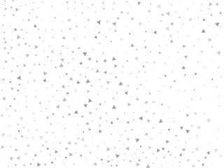 Festive Silver Triangular Confetti