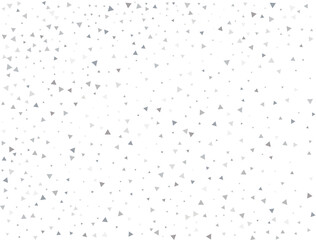 Festive Silver Triangular Confetti
