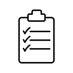 Fototapeta premium clipboard sign symbol vector glyph color icon