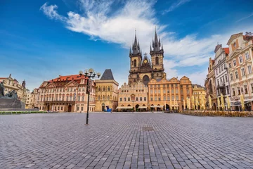 Foto op Plexiglas Prague Czech Republic, city skyline at Prague old town square, Czechia © Noppasinw