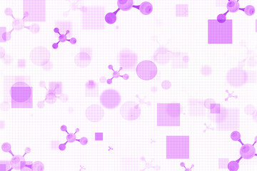 2d illustration of Cloud computing, Digital Cloud computing Concept background. Cyber technology, internet data storage, database and data server concept