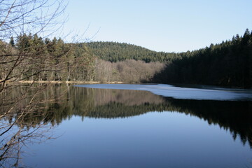 lac gelé, Vosges