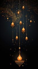 Diwali banner background 